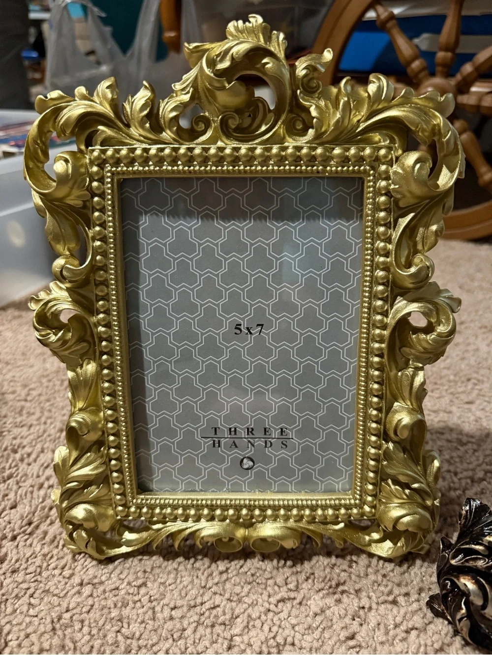 Pair of Ornate Baroque Picture Frame - Gold and Bronze